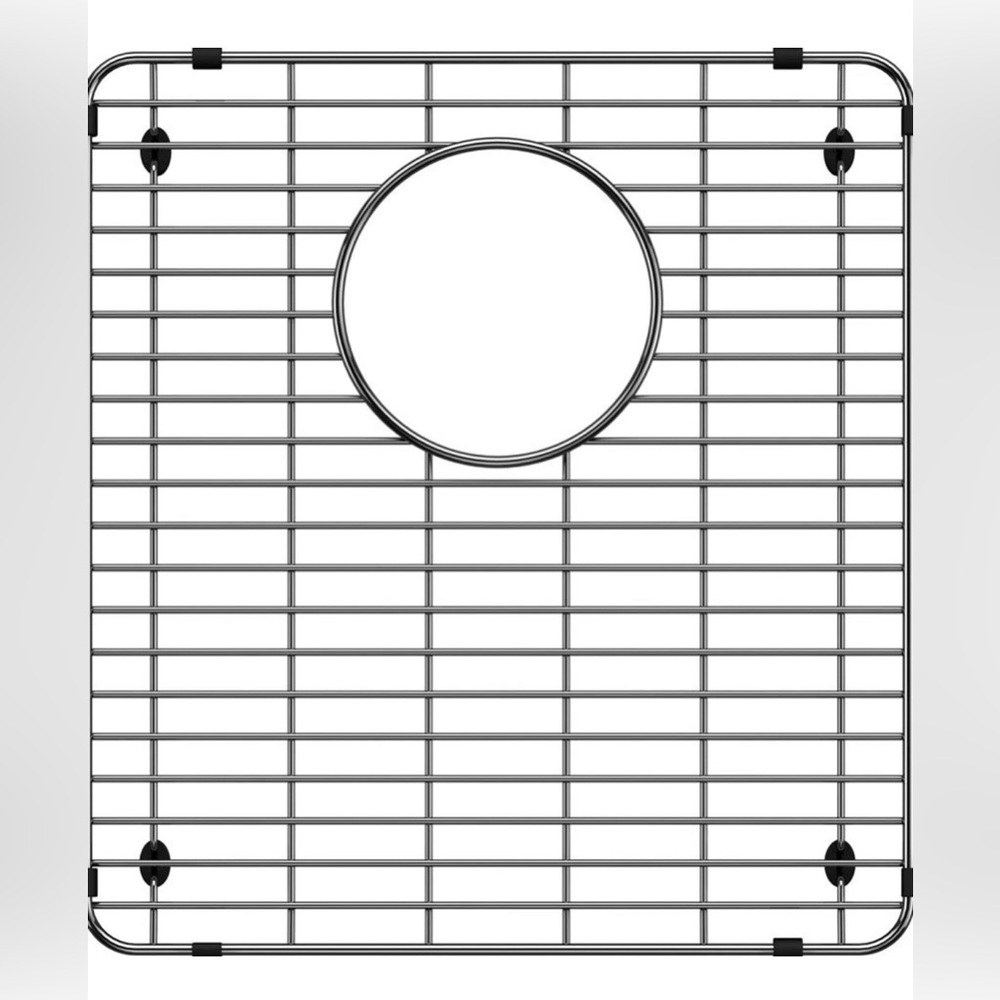 BLANCO 237143 Stainless Steel Sink Grid Formera Equal Double Grid Protector Rack